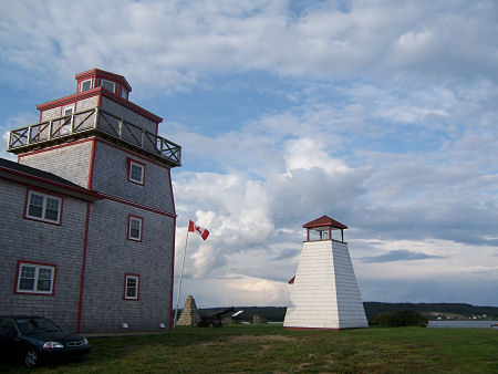 Fort Point Museum at the mouth of the LaHave River, site of Razilly's original fort.