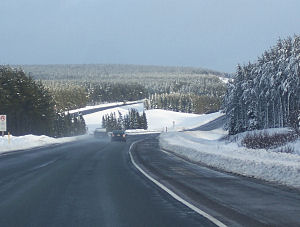 Road through New Brunswick